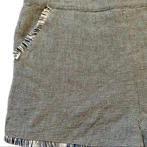 Ethereal Shorts by Paper Crane Knit Frayed Hem Blue Gray Size L - Picture 4 of 11